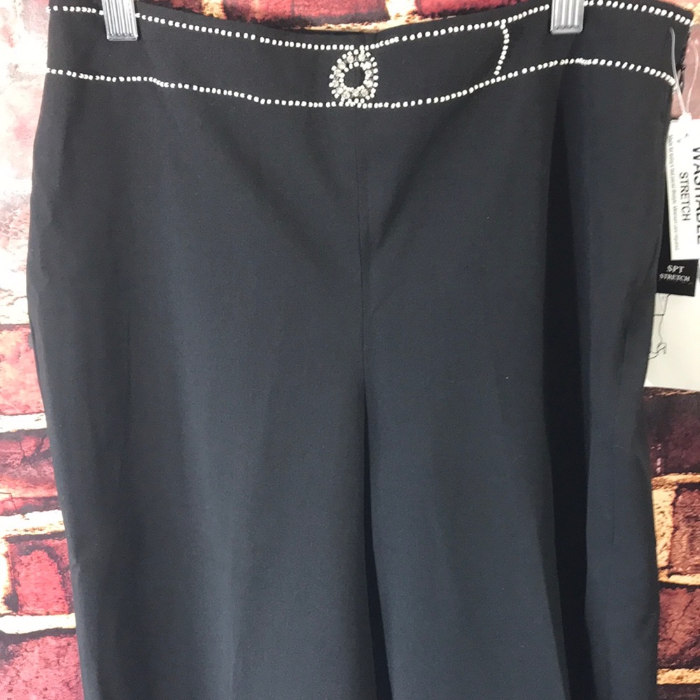 Larry Levine career Crop Washable  Stretch Size 6